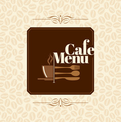 Coffee design template, creative vector