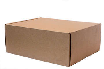 Cardboard box on a white background 2