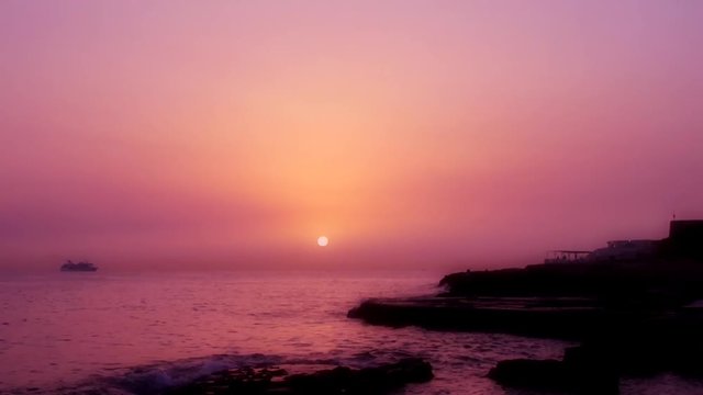 Sunrise at Valletta Maltsa