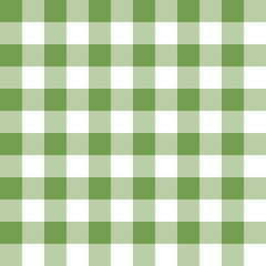 Two toned green and white checkered, seamless background pattern