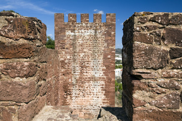 Castle of Silves, district of Faro, region of Algarve, Portugal