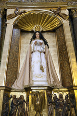 Image of the Virgin Mary, San Pedro church, Garrovillas, Caceres, Spain