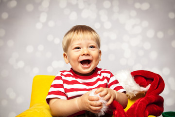 Lachen in der Weihnachtszeit