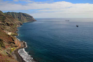 Fototapeta na wymiar North coast in Tenerife island.