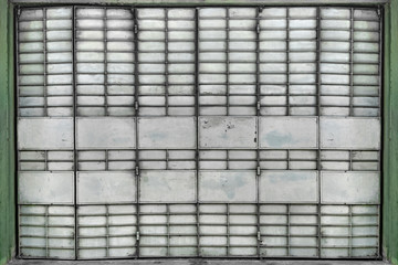 Obraz premium Folding metal gate, Mandalay, Myanmar