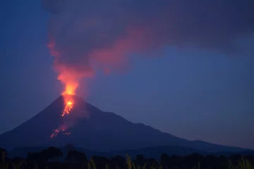 Foto auf Alu-Dibond volcano activity 06 oct 2016 © alfredo914