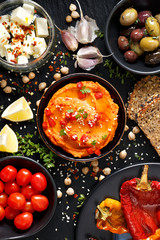 Roasted pepper hummus