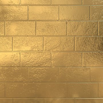 Golden Brick Wall