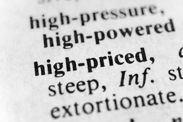 Obraz premium High-priced