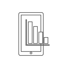 smartphone with seo icon vector illustration design