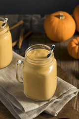 Healhty Organic Pumpkin Smoothie