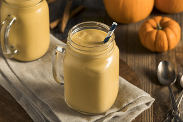 Healhty Organic Pumpkin Smoothie