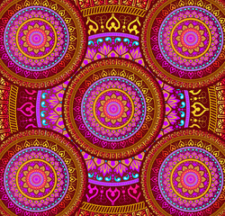 Mandala hot Pink