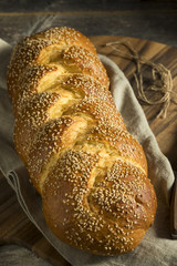 Homemade Sesame Challah Bread