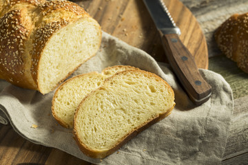 Homemade Sesame Challah Bread