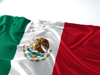 Waving mexico Flag