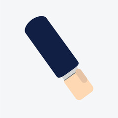 Hand Flat Icon Vector Illustration, Hand Flat Design