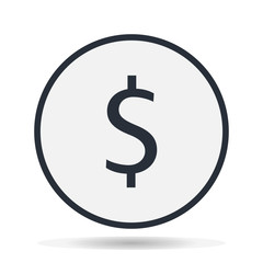 Money icon vector illustration.