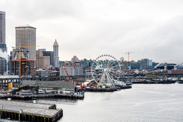 Naklejka premium Coast of Seattle