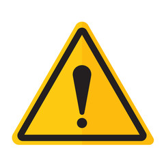 Danger warning exclamation point sign icon