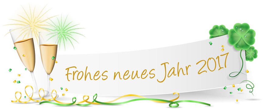 Frohes neues Jahr 2017 (Silvester)