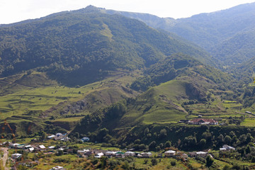 Fototapeta na wymiar view of the valley. Caucasus