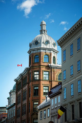 Old buildings in Quebec city