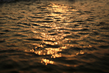 sunset on sea texture water summer sun