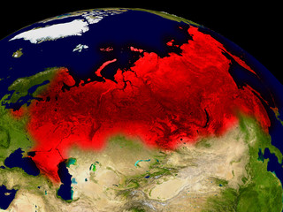 Russia from space