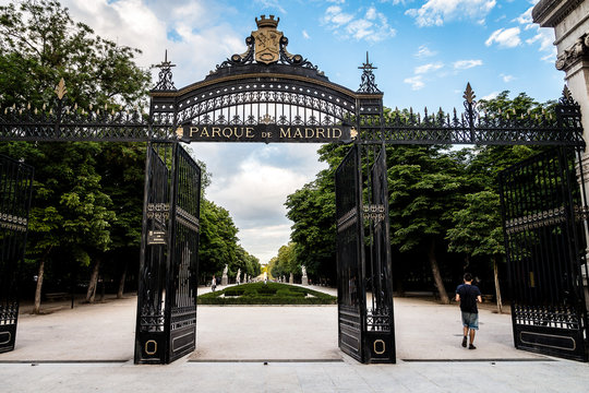 Parque del Retiro in Madrid, Spanien