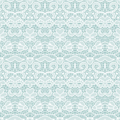 Lace seamless pattern with flowers