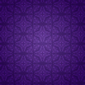 Purple Damask Pattern Background