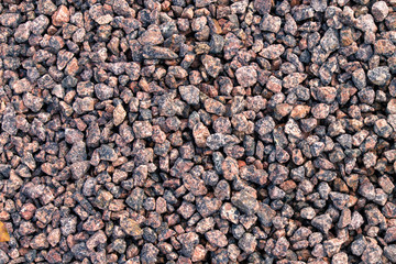 Abstract background with decorative floor pattern of gravel stones, Gravel texture