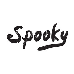 Halloween poster with text