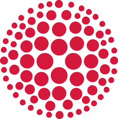 Abstract illusion dots