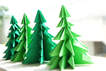 origami of christmas