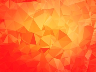 Orange triangle Abstract background