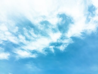 Blue sky and cloud