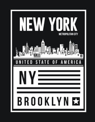 Fototapeta na wymiar Athletic new york typography, t-shirt graphics varsity, vectors