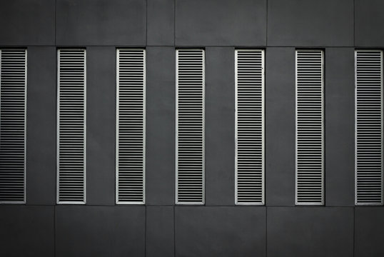 Window with light steel shutters. Close-up view. You can tile this seamlessly as a pattern to fit whatever size you need. Vector illustration.