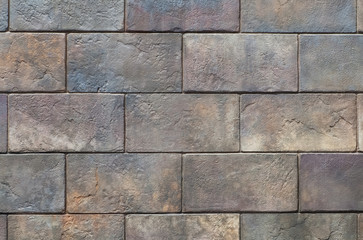 Stone block wall pattern and background