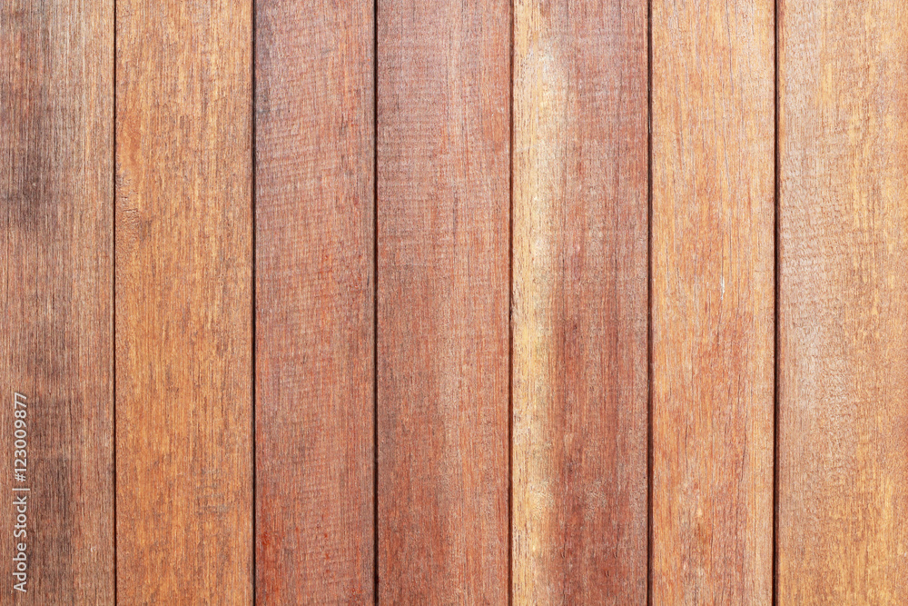 Wall mural wood plank floor painted sepia pastel. brown top table old wooden texture background. house wall. gr