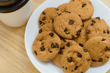 Butter Cookie with Chocolate Chips.
