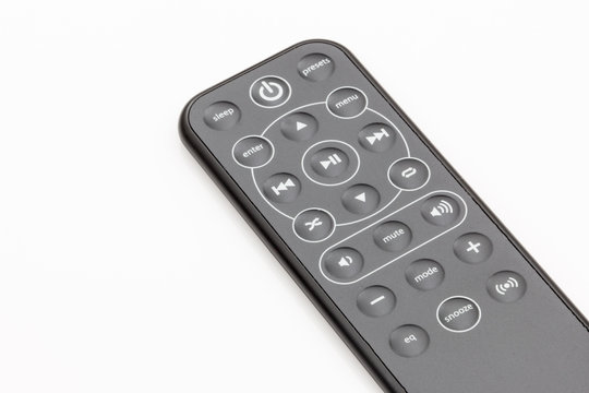 Remote Control On A White Background.