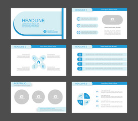 Fototapeta na wymiar Infographic elements for presentation templates.