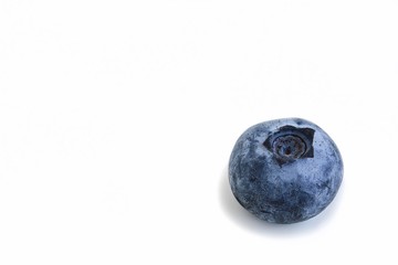 Fresh Blueberry on White Background
