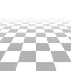 Floor with tiles, perspective grid vector background