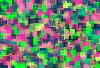 green pink and blue square pattern abstract background