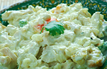 Georgian salad of chicken