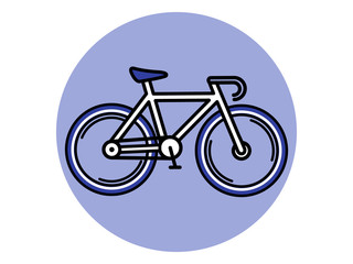 Fototapeta premium Track bike icon